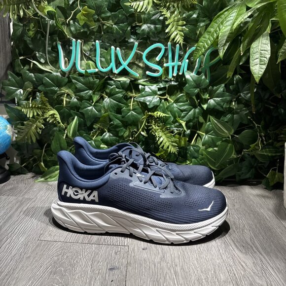 Hoka One One Arahi 7 Sneakers Men\'s Size 13 D Blue 1147850 OPC Running Comfort
